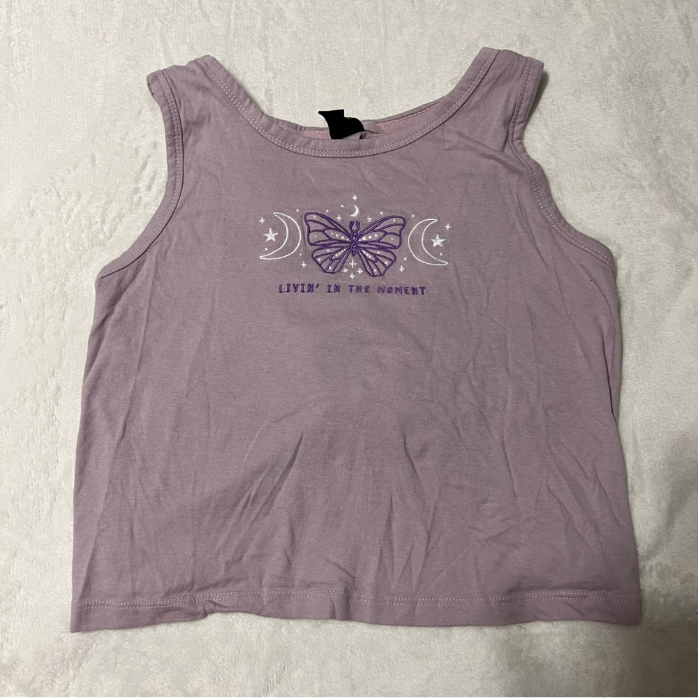 Purple tank top, size M